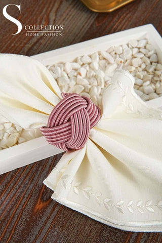Exclusive Handmade Napkin Rings - Light Pink Colour